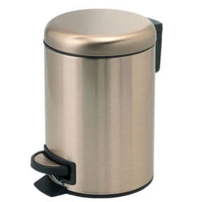 Gedy Potty Pedal Bin 5 Litre Gold 3309-87