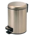 Gedy Potty Pedal Bin 5 Litre Gold 3309-87