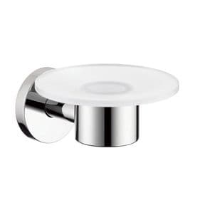 Hansgrohe Logis Glass Soap Dish Wall Mounted Chrome 40515000