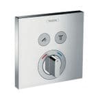 Hansgrohe ShowerSelect Thermo Mixer 2 Outlets Trim Kit Chrome 15768000