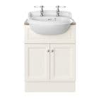Heritage Caversham 600mm Vanity Unit - Ivory Lace - FFIVLVAN600