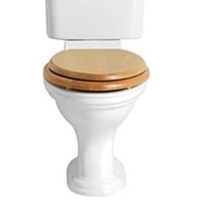 Heritage Dorchester Standard Height Close Coupled Toilet Pan ONLY - PDW00