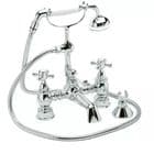Heritage Hartlebury Deck Bath Shower Mixer Chrome THRC02