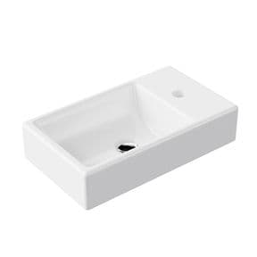 HIB Fabrica 450mm Cloakroom Basin, White - N19CLB45RHTH