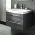 HIB Novum Beau 800mm Wall Mounted Unit ONLY Anthracite N4WH80ANTH