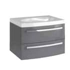 HIB Novum Beau 800mm Wall Mounted Unit ONLY Anthracite N4WH80ANTH