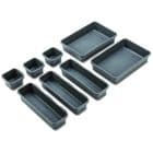 HIB Novum Drawer Organiser Set x8 Graphite N0DO08GRA