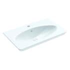 HIB Novum Kinver Mineral Marble Washbasin 800mm 1TH White - N13WB80CUR