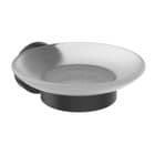Ideal Standard IOM Satin Glass Soap Dish Silk Black A9122XG