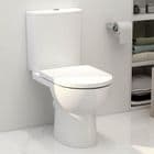 Imex Ivan Rimless Short Projection Open Back Close Coupled WC White SET - C10176R+T10176+S1076SC