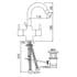 Jaquar Florentine Central Hole Basin Mixer Chrome FLR-CHR-5169NB