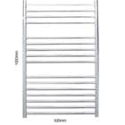 JIS Steyning 620 Towel Rail 1000x620mm Polished Stainless Steel STEYNING620