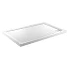 JT Fusion Rectangular Stone Resin Shower Tray 1000x760mm White F1070100