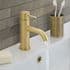 JTP VOS Single Lever Basin Mixer Without Waste Brushed Brass 23008ABBR