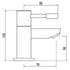 Premier Crown Series2 Bath Piller Taps Chrome FJ312