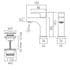 Vado Life Single Lever Cloakroom Mixer Tap With Waste Chrome LIF-100M/CC-C/P