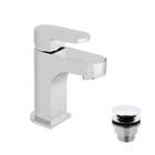 Vado Life Single Lever Cloakroom Mixer Tap With Waste Chrome LIF-100M/CC-C/P
