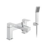 Vado Phase Deck Bath Mixer With Shower Kit Chrome PHA-130+K-C/P