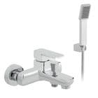 Vado Phase Exposed Bath Mixer With Shower Kit Chrome PHA-123+K-C/P