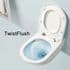 Villeroy & Boch Architectura Twistflow Rimless Wall Mounted Toilet SET White 4694C001+98M9C101