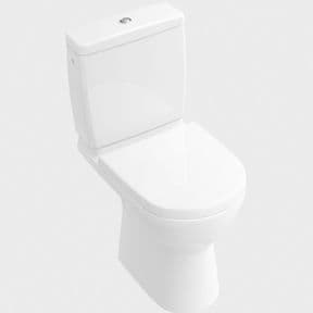 Villeroy & Boch O.Novo Compact Rimless CC Toilet Soft Close Seat SET - 5689R001+5788S101+9M38S101
