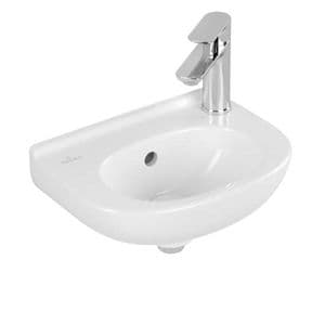 Villeroy & Boch O.Novo Handwashbasin 360mm Basin 1TH, White 53603601