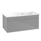 Villeroy & Boch Venticello 953mm Bathroom Furniture ONLY Glossy Grey/Glass - A93501RA