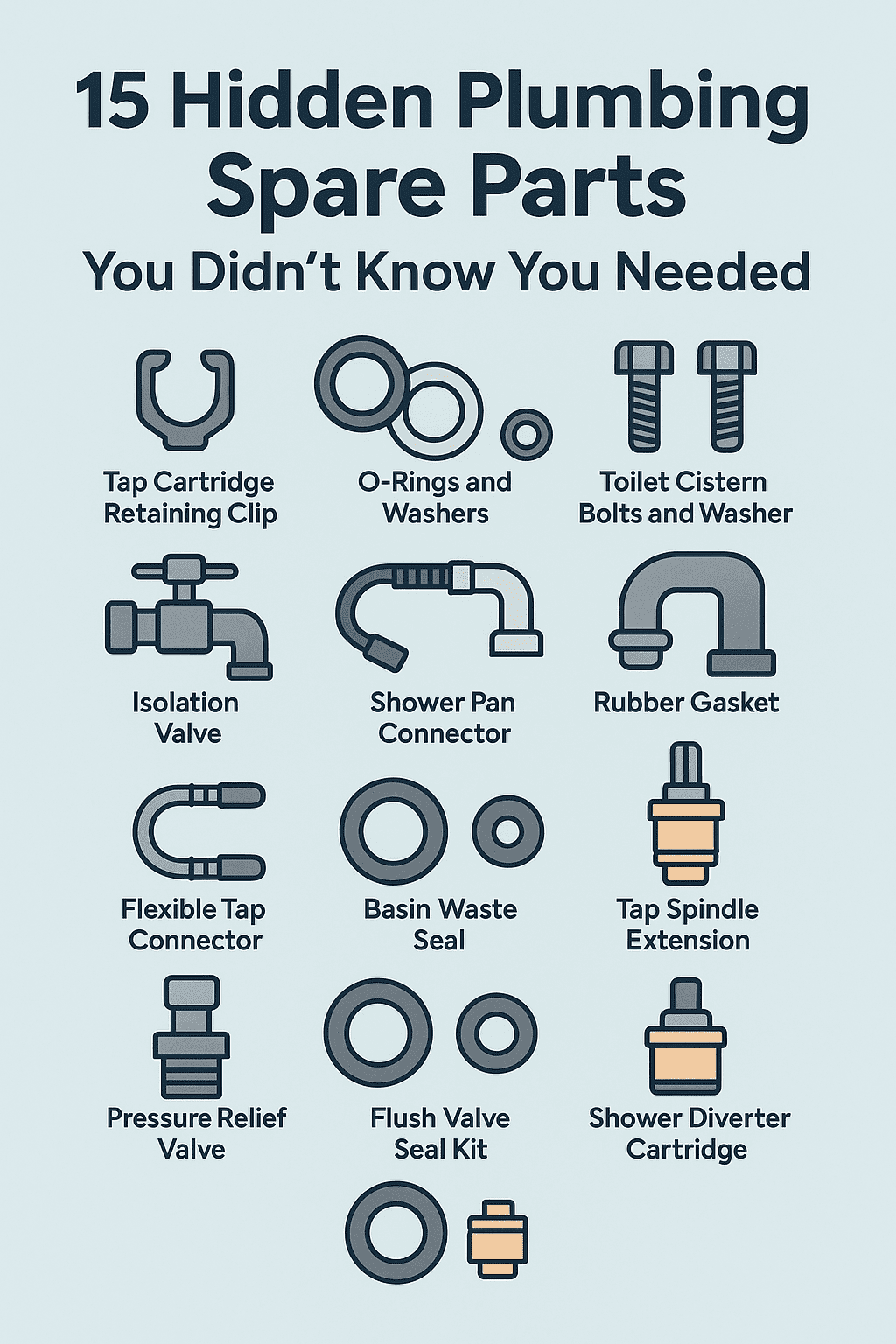 15 Hidden Plumbing Spare Parts You Didn't Know You Needed