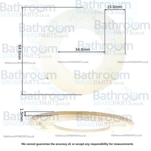 1" Tank Poly Washer 2 1/2"x1 11/32" PW015