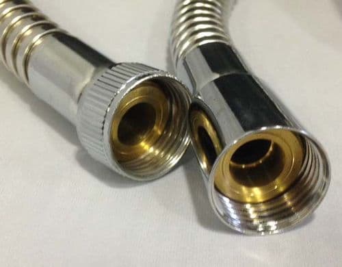 1.75m Chrome on Metal Shower Hose Large Bore CBJ