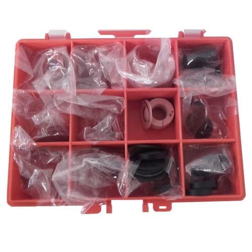 103 Piece Fibre & Rubber Plumbers Washers Repair Box W106