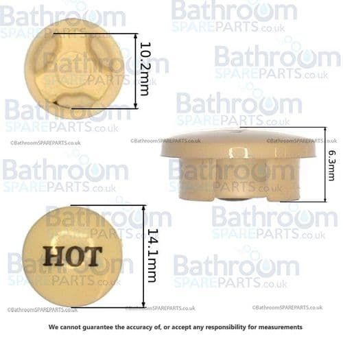 14mm Hot Push In Plastic Indice EBPL0014