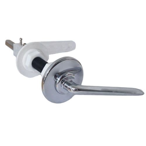 150mm Toilet Lever Chrome on Metal for Low Level Cistern CRL160