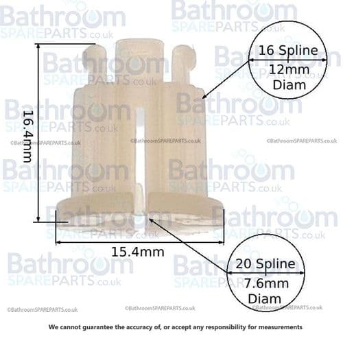 16 Spline 4 Turret Head Carrier Pair EB100