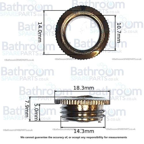 18mm Chrome Plastic Indice Holder EBCH010
