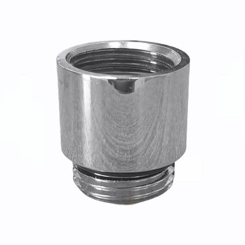 20mm x 1/2 x 1/2" Pipe Thread Extension Female x Male Chrome BSP1/2FM