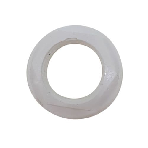 3/4" BSP Thread Plastic White Flanged Back Nut EBBACK025