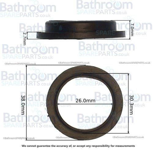 38mm Domed Washer WAS500