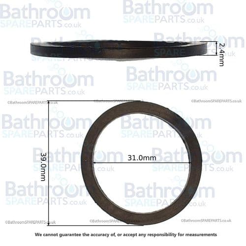 39mm Flat Rubber Washer WAS501