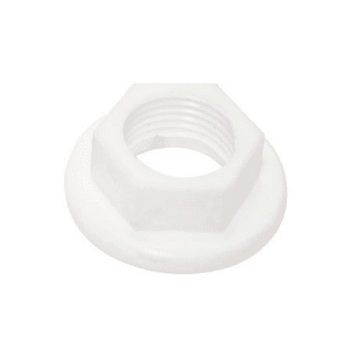 50 x 1/2" BSP Thread Plastic Flanged Back Nut EBBACK02050