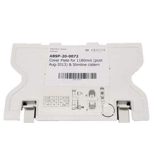 Abacus Cover Plate For 1180mm (From Aug2013) & Slimline Cistern ABSP-20-0072