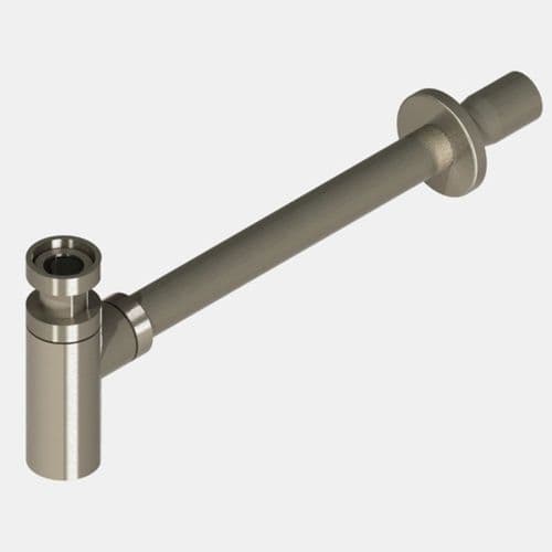 Abacus Designer Round Brushed Nickel Bottle Trap VETW-057-0510