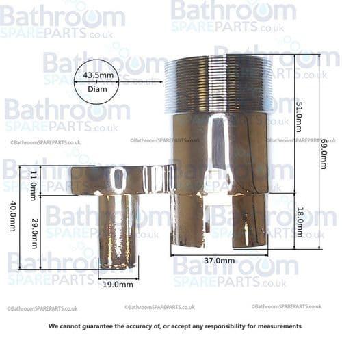 Abacus E-Series Walk In Screen Upper Pivot Mount ABSP-30-731320027