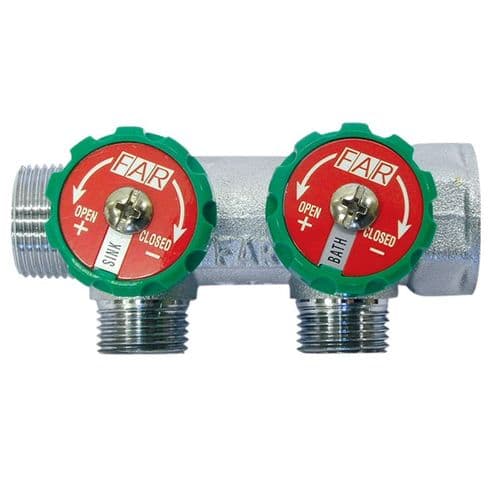 Abacus Easi-Plan 2 Way Water Distribution Manifold EPWD-05-0505