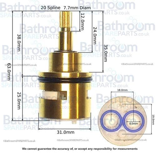 Abacus Flow Diverter Cartridge VESP-SK-0002