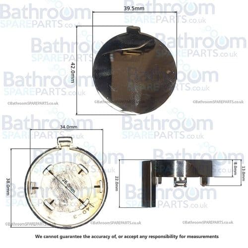 Abacus Handle End Cap VESP-SK-0014