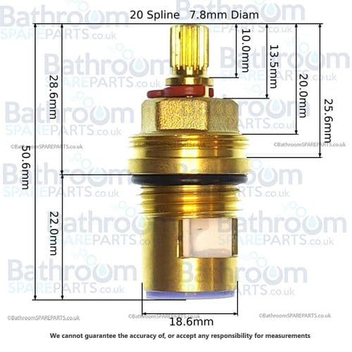 Adora Fusion Clockwise Close Basin Cartridge MB1039-01