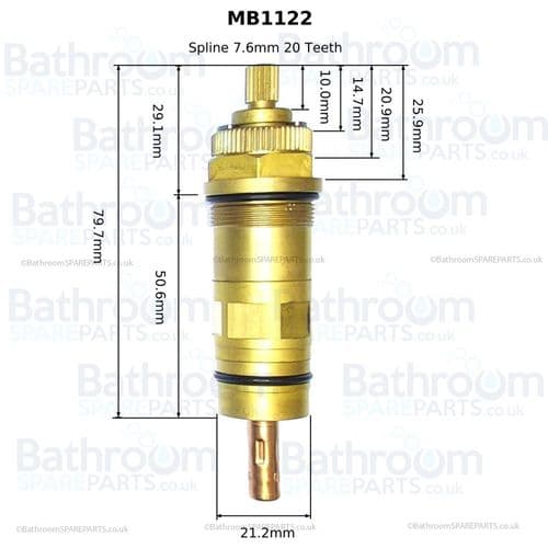Adora Thermostatic Cartridge MB1122