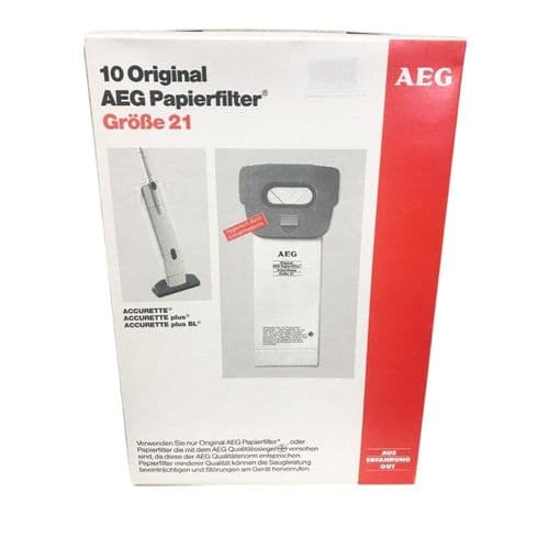 AEG 10 Paper Filter Bags for Grobe 21 57521915