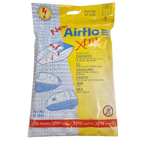 AIRFLO Hoover Series Pack of 5 Bags AIRFLOWPK5